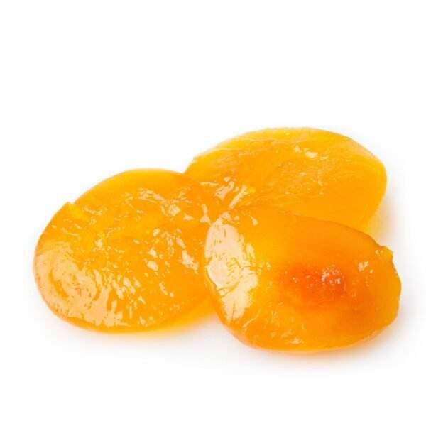 Glace peaches