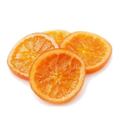 Glace orange slices